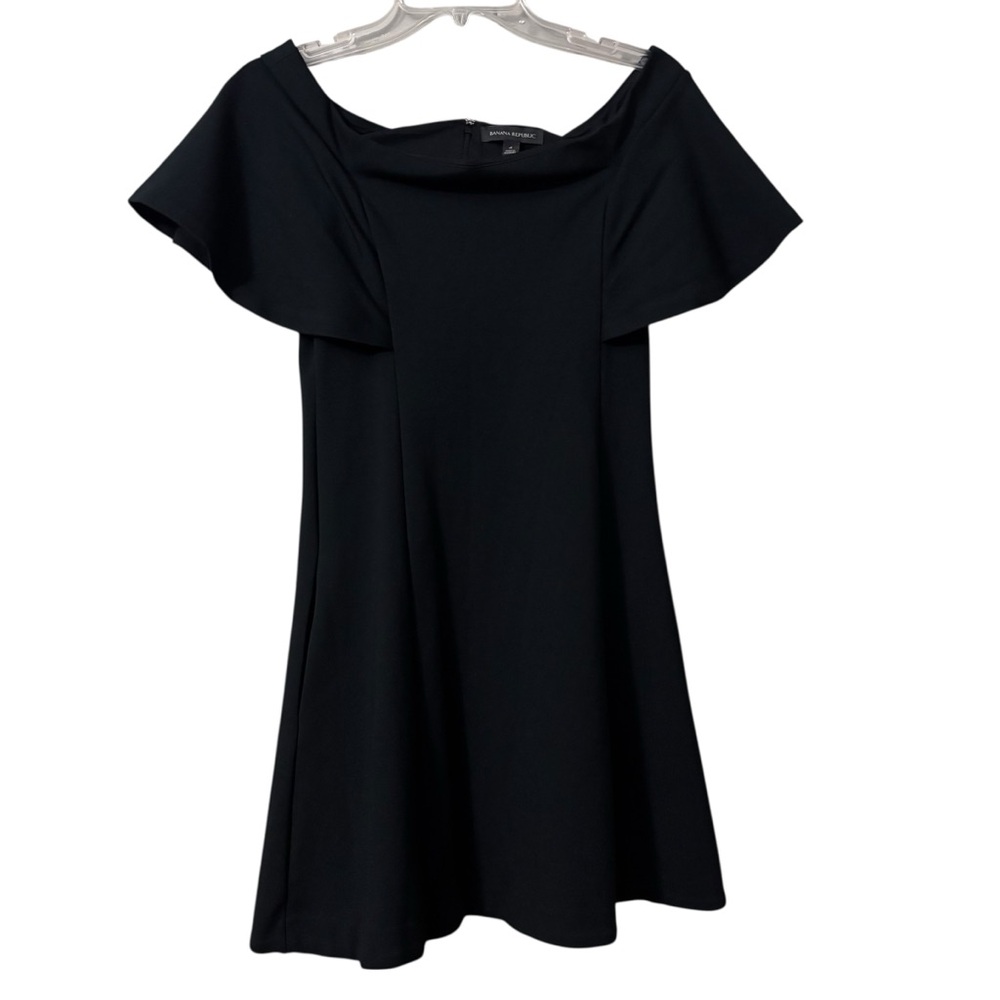 Banana Republic Black Mini Dress with pockets size 4